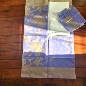 Lavender saree